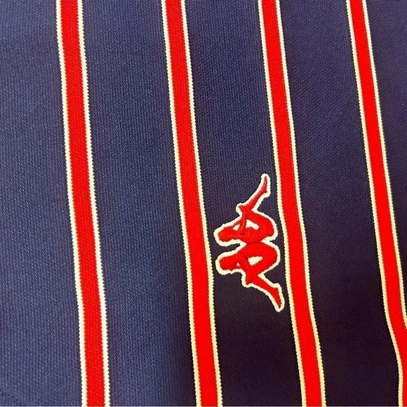 Men’s XXL woven feel v neck shirt Kappa  vintage - Picture 4 of 4